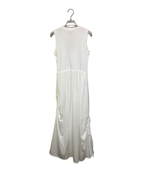 UN3D.（アンスリード）UN3D. (アンスリード) KNIT COMBI N/S OP ホワイト サイズ:36の古着・服飾アイテム