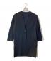 23区（ニジュウサンク）の古着「ウールリバーツイルノーカラーコート」｜ネイビー