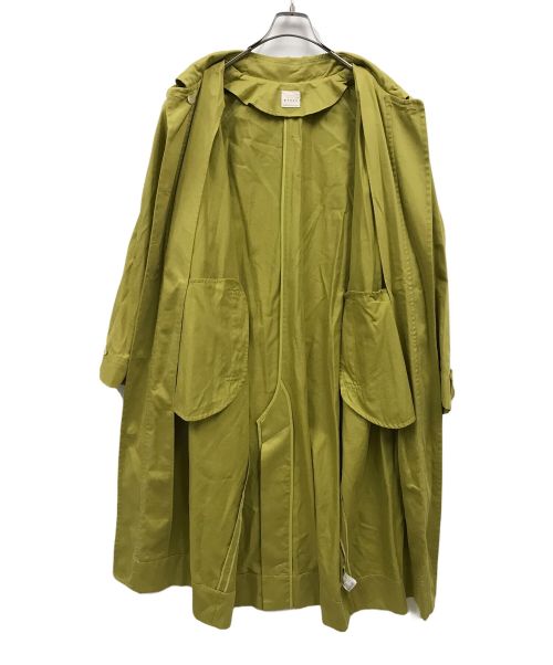 pinue（ピヌエ）pinue (ピヌエ) コクーントレンチコート/22S1-PCT001/トレンチコート イエロー サイズ:-の古着・服飾アイテム