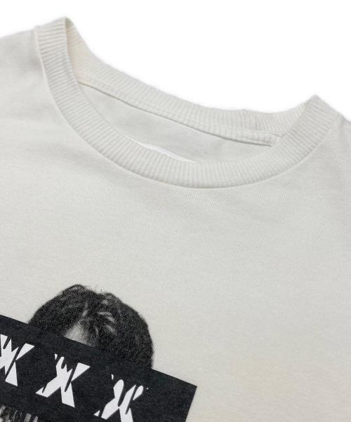 GOD SELECTION XXX（ゴッドセレクショントリプルエックス）GOD SELECTION XXX (ゴッドセレクショントリプルエックス) プリントTシャツ ホワイト サイズ:Ⅿの古着・服飾アイテム