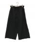 me ISSEY MIYAKE（ミーイッセイ ミヤケ）の古着「アシンメトリー サルエルパンツ/MI82FF591」｜ブラック