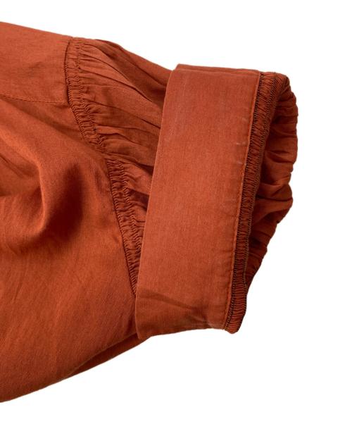 Audrey and John Wad（オードリーアンドジョンワッド）Audrey and John Wad (オードリーアンドジョンワッド) GATHER DRESS/インドコットンフレアドレス オレンジ サイズ:SIZE Freeの古着・服飾アイテム