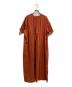 Audrey and John Wad (オードリーアンドジョンワッド) GATHER DRESS/インドコットンフレアドレス オレンジ サイズ:SIZE Free：3500円