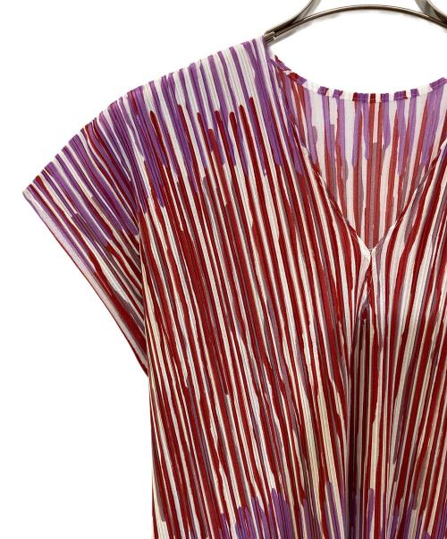 PLEATS PLEASE（プリーツプリーズ）PLEATS PLEASE (プリーツプリーズ) プリーツワンピース マルチカラー サイズ:3の古着・服飾アイテム