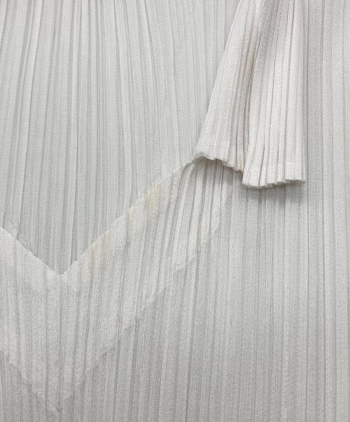 PLEATS PLEASE（プリーツプリーズ）PLEATS PLEASE (プリーツプリーズ) プリーツブラウス ホワイト サイズ:3の古着・服飾アイテム