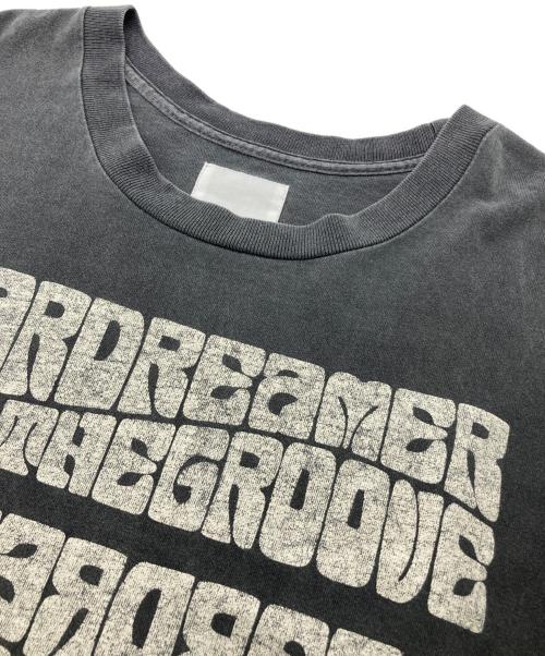 GENE HEAVENTS（ジーンヘブンズ）GENE HEAVENTS (ジーンヘブンズ) フィールザグルーヴビッグティー グレー サイズ:Fの古着・服飾アイテム