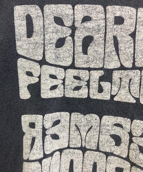 GENE HEAVENTS（ジーンヘブンズ）GENE HEAVENTS (ジーンヘブンズ) フィールザグルーヴビッグティー グレー サイズ:Fの古着・服飾アイテム