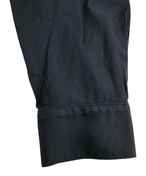 BLUE LABEL CRESTBRIDGE（ブルーレーベルクレストブリッジ）BLUE LABEL CRESTBRIDGE (ブルーレーベルクレストブリッジ) サイド切替シャツジャケット/55F21-350 ネイビー サイズ:38の古着・服飾アイテム