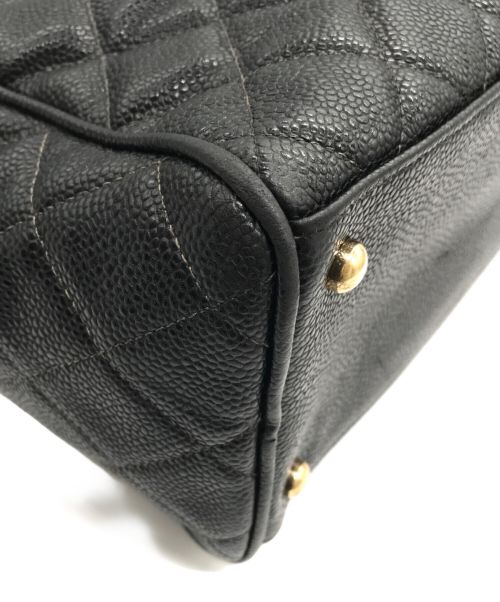 CHANEL（シャネル）CHANEL (シャネル) キャビアスキンココマークミニボストンバッグ/キャビアスキン/ハンドバッグ/バッグの古着・服飾アイテム