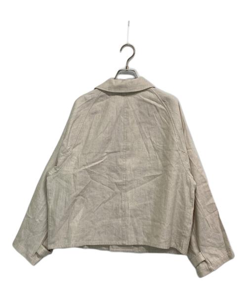 MACKINTOSH PHILOSOPHY（マッキントッシュ フィロソフィー）MACKINTOSH PHILOSOPHY (マッキントッシュ フィロソフィー) リネンブレンドショートジャケット/R9F11-773-40 アイボリー サイズ:2の古着・服飾アイテム