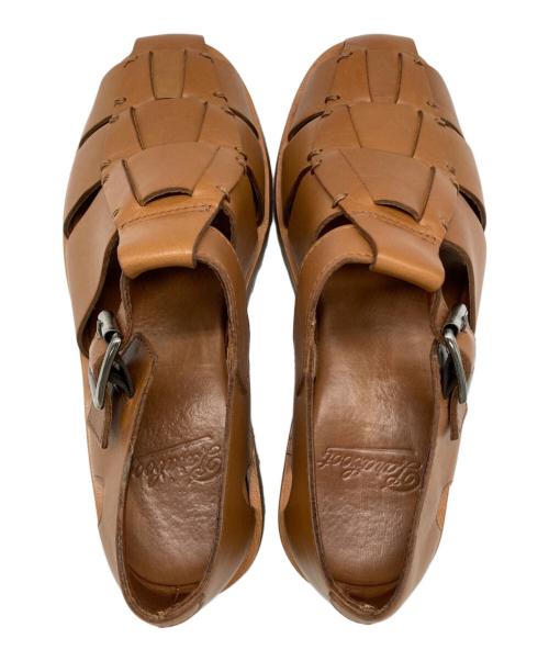 PARABOOT（パラブーツ）PARABOOT (パラブーツ) パシフィック グルカサンダル ブラウン サイズ:39の古着・服飾アイテム