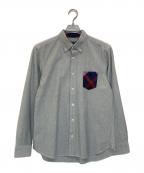 BLACK LABEL CRESTBRIDGEブラックレーベル クレストブリッジ）の古着「シャツ」｜グレー