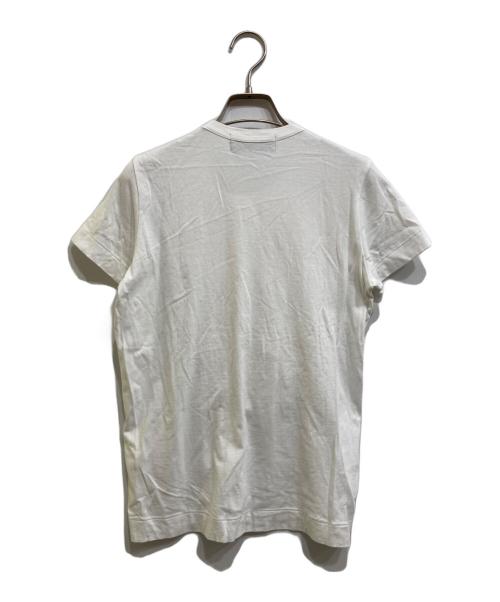 tricot COMME des GARCONS（トリココムデギャルソン）tricot COMME des GARCONS (トリココムデギャルソン) フラワーモチーフT/TQ-T215 ホワイト サイズ:Sの古着・服飾アイテム