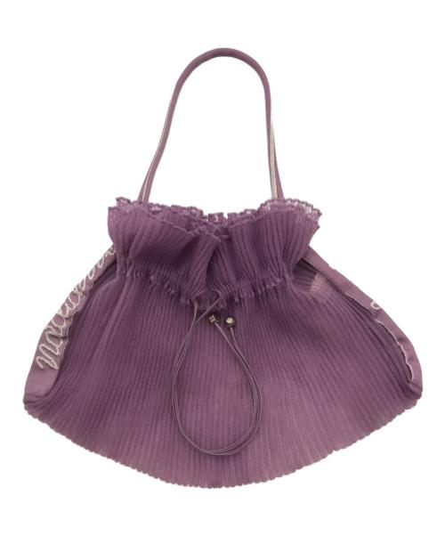 NADIA WIRE（ナディアワイヤー）Nadia wire (ナディアワイヤー) チュールバッグ パープルの古着・服飾アイテム