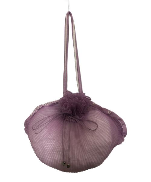 NADIA WIRE（ナディアワイヤー）Nadia wire (ナディアワイヤー) チュールバッグ パープルの古着・服飾アイテム