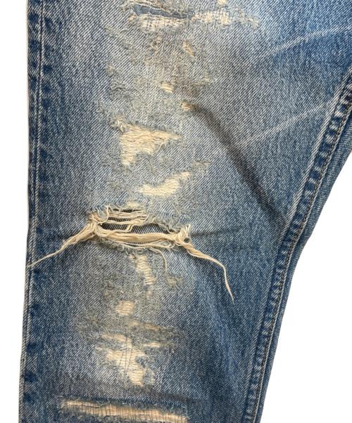 MINEDENIM（マインデニム）MINEDENIM (マインデニム) マインデニム/クラッシュデニムパンツ/1608-1009-86-261 インディゴ サイズ:3の古着・服飾アイテム