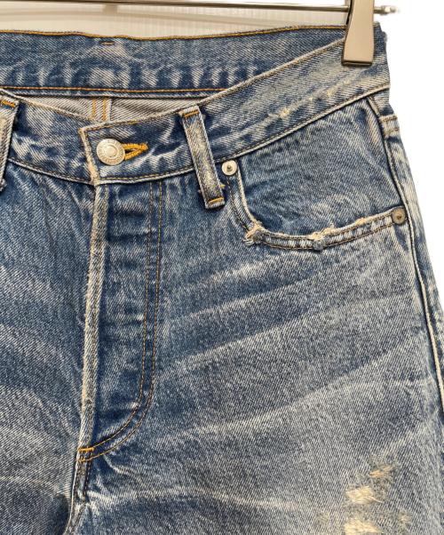 MINEDENIM（マインデニム）MINEDENIM (マインデニム) マインデニム/クラッシュデニムパンツ/1608-1009-86-261 インディゴ サイズ:3の古着・服飾アイテム