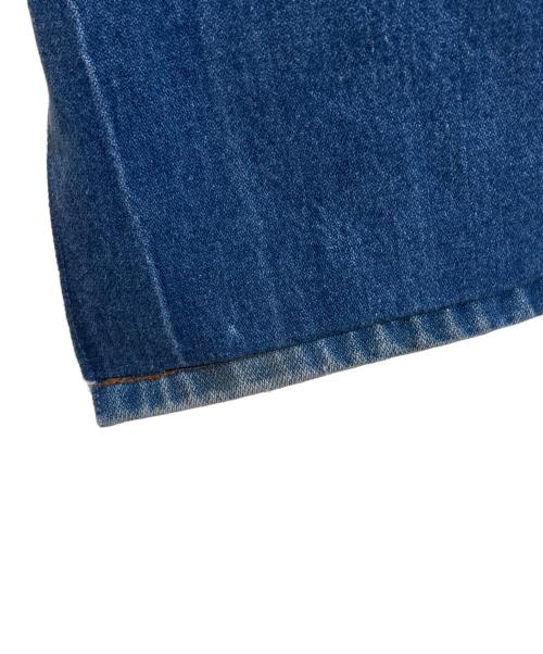 seven by seven（セブンバイセブン）seven by seven (セブンバイセブン) ダイヤパッチスリットデニムパンツ ブルー サイズ:XSの古着・服飾アイテム