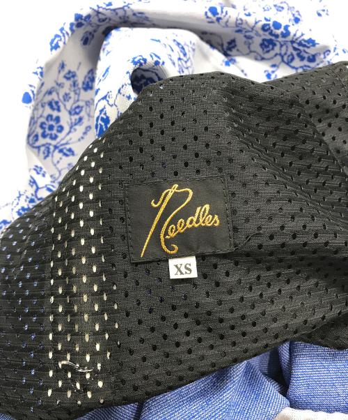 Needles（ニードルズ）Needles (ニードルズ) STUDIOUS (ステュディオス) STUDIOUS〈別注〉Track Pant - Poly Jq. ブルー サイズ:XSの古着・服飾アイテム