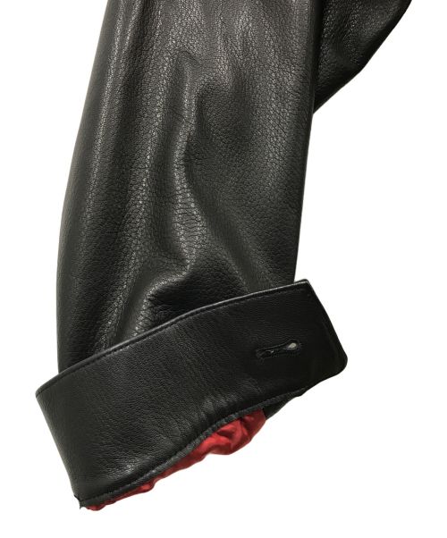 40CARATS&525（フォーティーカラッツアンドゴーニーゴ）40CARATS&525 (フォーティーカラッツアンドゴーニーゴ) レザーコート ブラック サイズ:4の古着・服飾アイテム