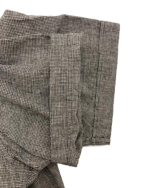 Yohji Yamamoto pour homme（ヨウジヤマモト プールオム）Yohji Yamamoto pour homme (ヨウジヤマモト プールオム) 千鳥オープンカラーリネンシャツ グレー サイズ:2の古着・服飾アイテム