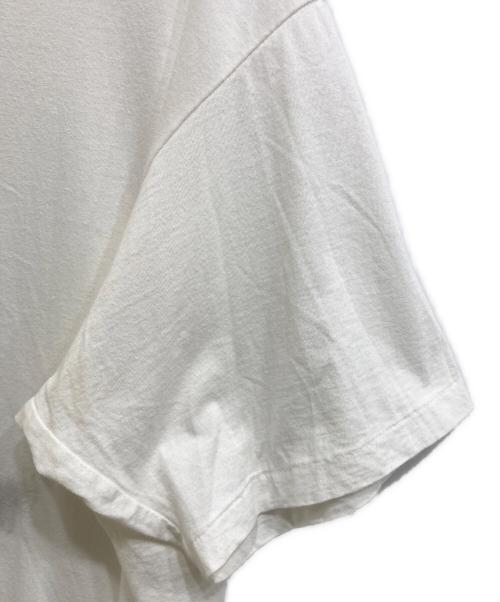 Yohji Yamamoto pour homme（ヨウジヤマモト プールオム）Yohji Yamamoto pour homme (ヨウジヤマモト プールオム) ペイントデザインTシャツ ホワイト サイズ:3の古着・服飾アイテム