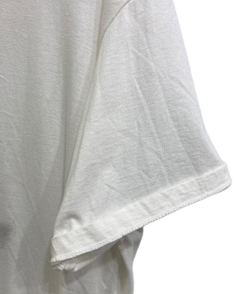 Yohji Yamamoto pour homme（ヨウジヤマモト プールオム）Yohji Yamamoto pour homme (ヨウジヤマモト プールオム) ペイントデザインTシャツ ホワイト サイズ:3の古着・服飾アイテム