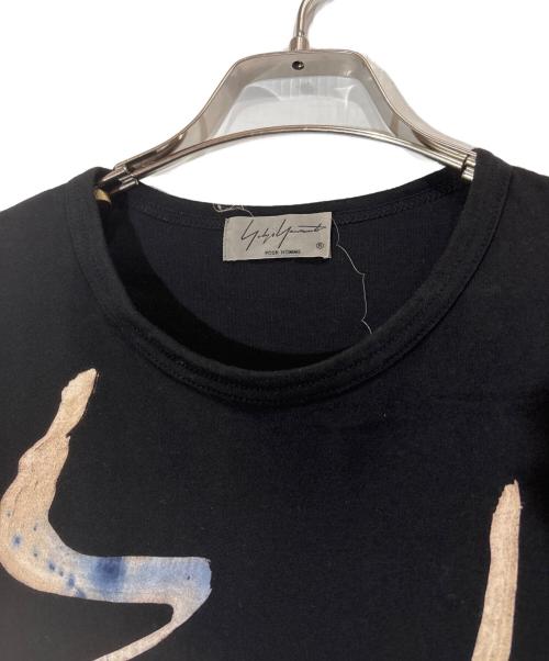 Yohji Yamamoto pour homme（ヨウジヤマモト プールオム）Yohji Yamamoto pour homme (ヨウジヤマモト プールオム) 抜染YYYプリントTシャツ ブラック サイズ:3の古着・服飾アイテム