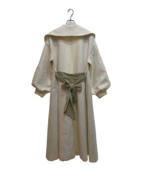 eimy istoire（エイミーイストワール）eimy istoire (エイミーイストワール) カラーリボンガウンコート/1120100555-0 ベージュ サイズ:Fの古着・服飾アイテム