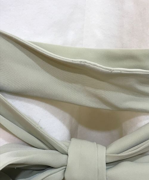 eimy istoire（エイミーイストワール）eimy istoire (エイミーイストワール) カラーリボンガウンコート/1120100555-0 ベージュ サイズ:Fの古着・服飾アイテム