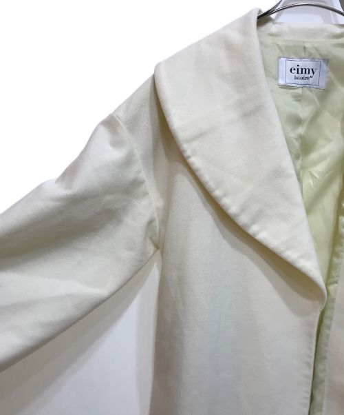 eimy istoire（エイミーイストワール）eimy istoire (エイミーイストワール) カラーリボンガウンコート/1120100555-0 ベージュ サイズ:Fの古着・服飾アイテム