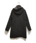 LAVENHAM (ラベンハム) MOLLOY&SONS (モロイアンドサンズ) LAVENHAM/MOLLOY&SONS/チェックキルティングロングコート/LVH-15A-DT2 グレー サイズ:38：8000円