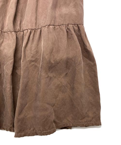 HER LIP TO（ハーリップトゥ）Her lip to (ハーリップトゥ) ノースリーブワンピース ブラウン サイズ:Sの古着・服飾アイテム