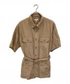 Engineered Garmentsエンジニアドガーメンツ）の古着「サファリシャツ」｜ベージュ