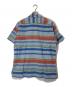 Engineered Garments (エンジニアド ガーメンツ) Camp Shirt - Horizontal Multi Stripe ブルー サイズ:L：9000円