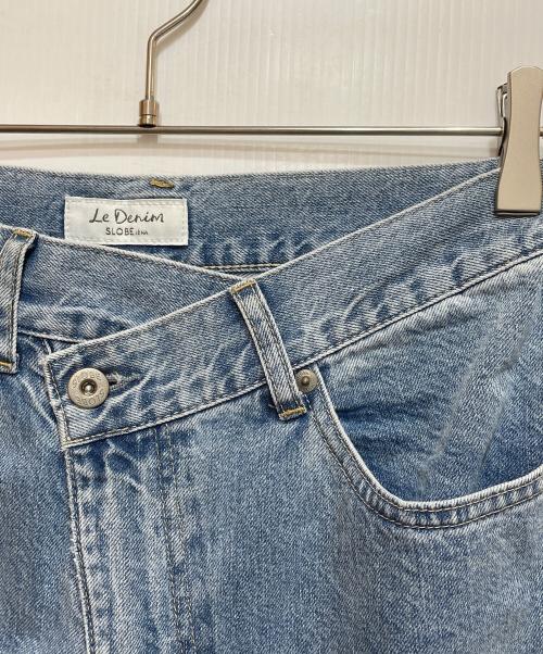 SLOBE IENA（スローブ イエナ）SLOBE IENA (スローブ イエナ) LE DENIMチルトワイドストレートデニム ブルー サイズ:36の古着・服飾アイテム