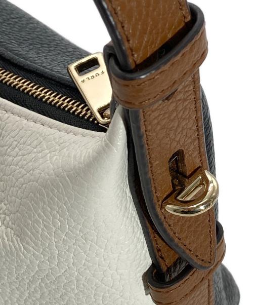 FURLA（フルラ）FURLA (フルラ) NET MINI ブラック×ホワイトの古着・服飾アイテム