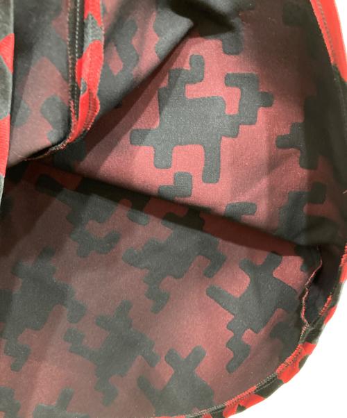 BOUTIQUE MOSCHINO（ブティック モスキーノ）BOUTIQUE MOSCHINO (ブティック モスキーノ) 千鳥柄ワンピース ブラック×レッド サイズ:40の古着・服飾アイテム