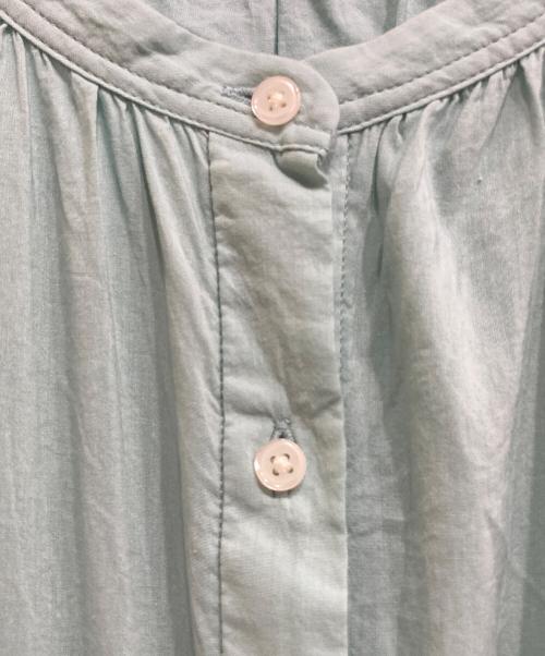 SLOBE IENA（スローブ イエナ）SLOBE IENA (スローブ イエナ) レーヨンボイルバンドカラーブラウス グリーン サイズ: Freeの古着・服飾アイテム