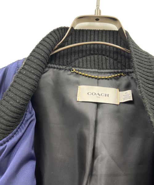 COACH（コーチ）COACH (コーチ) フライトジャケット/2235 ネイビー サイズ:46の古着・服飾アイテム