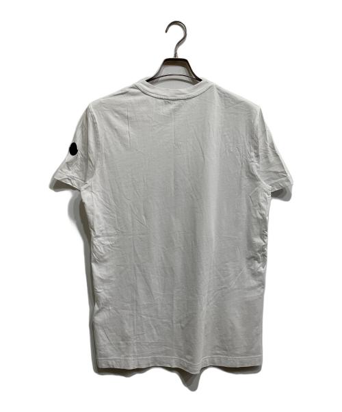 MONCLER（モンクレール）MONCLER (モンクレール) ロゴグラフィック Tシャツ ホワイト サイズ:Mの古着・服飾アイテム