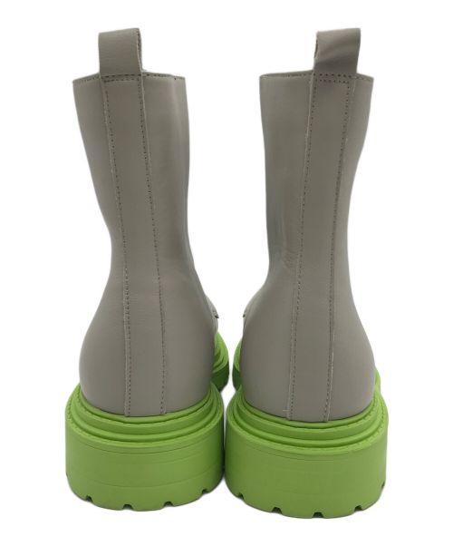 NICAL（ニカル）NICAL (ニカル) 厚底センタージップブーツ／ブーツ/チェルシーブーツ グレー サイズ:M(参考サイズ23-23.5CM)の古着・服飾アイテム