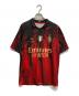 PUMA（プーマ）の古着「ACミラン レプリカシャツ/773362-01」｜ブラック×レッド