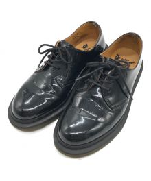 Dr.Martens×BEAMS（ドクターマーチン×ビームス）の古着「パテント3ホールシューズ/3ホールシューズ/21713」｜ブラック
