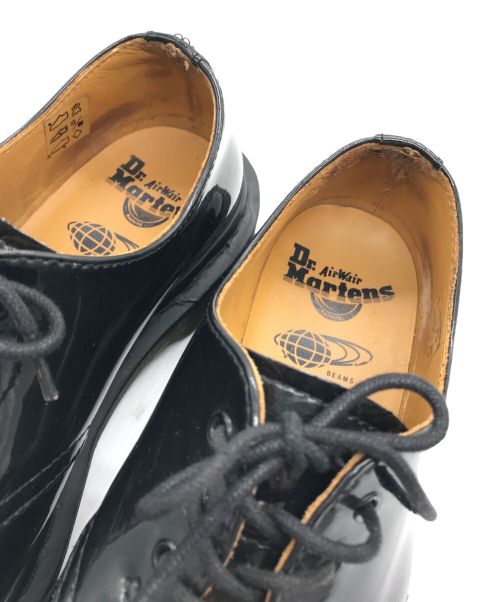 Dr.Martens（ドクターマーチン）Dr.Martens (ドクターマーチン) BEAMS (ビームス) パテント3ホールシューズ/3ホールシューズ/21713 ブラック サイズ:uk4の古着・服飾アイテム