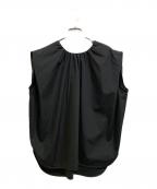 Gypsohilaジプソフィア）の古着「Tail Ribbon Blouse/GPS-539」｜ブラック