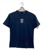 stussyステューシー）の古着「ロゴプリントTシャツ」｜ネイビー