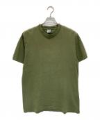 stussyステューシー）の古着「プリントTシャツ」｜カーキ