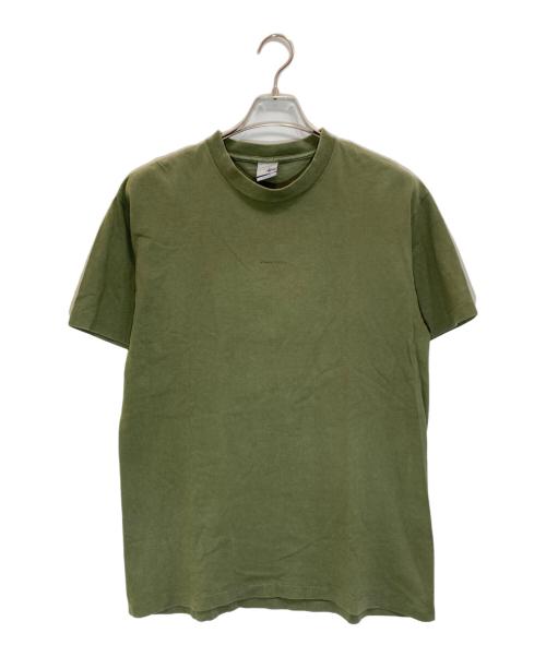 stussy（ステューシー）stussy (ステューシー) プリントTシャツ カーキ サイズ:Lの古着・服飾アイテム