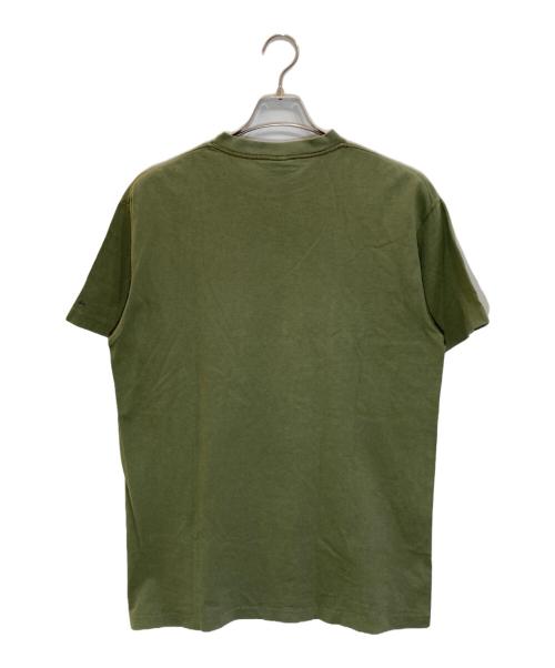 stussy（ステューシー）stussy (ステューシー) プリントTシャツ カーキ サイズ:Lの古着・服飾アイテム